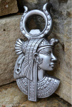 Load image into Gallery viewer, History Egyptian queen Cleopatra Stela Sculptural wall relief plaque www.Neo-Mfg.com 6"