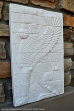 Load image into Gallery viewer, Assyrian Mesopotamian Winged sphinx palace of Darius the Great at Susa wall plaque art Sculpture 19" www.Neo-Mfg.com Museum reproduction