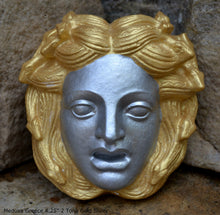 Load image into Gallery viewer, Medusa Greece Sculptural Wall relief www.Neo-Mfg.com 4.25&quot; home decor art
