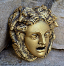 Load image into Gallery viewer, Medusa Greece Sculptural Wall relief www.Neo-Mfg.com 4.25&quot; home decor art
