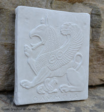 Load image into Gallery viewer, Roman Greek gryphon Sculpture wall plaque www.Neo-Mfg.com 5" home decor