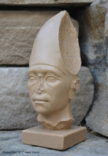 Load image into Gallery viewer, History Egyptian Amenemhet III Statue Sculpture Bust www.NEO-MFG.com 7"