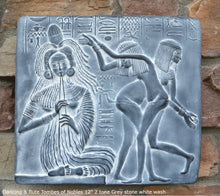 Load image into Gallery viewer, History Egyptian Dancing & flute Tombes of Nobles Plaque Artifact Sculpture 12" www.Neo-Mfg.com home decor