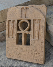 Load image into Gallery viewer, History Egyptian Stele for Senebef and Ipta Artifact Carved Sculpture Statue 17" Tall www.Neo-Mfg.com Museum reproduction