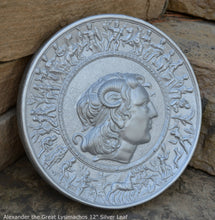 Load image into Gallery viewer, Roman Greek Alexander the Great Lysimachos Sculptural Wall relief plaque www.Neo-Mfg.com 12" c12