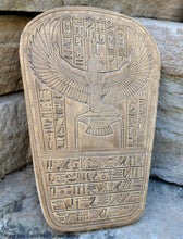 Load image into Gallery viewer, History Egyptian Maat Isis Stela Plaque Coffin Artifact Sculpture 11" www.Neo-Mfg.com home decor g19 j32