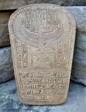 Load image into Gallery viewer, History Egyptian Maat Isis Stela Plaque Coffin Artifact Sculpture 11" www.Neo-Mfg.com home decor g19 j32