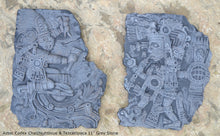 Load image into Gallery viewer, History Aztec Maya Artifact Carved Tezcatlipoca & Chalchiuhtlicue Sculpture Statue 11" Tall www.Neo-Mfg.com Wall art Codex 2 pc set