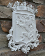 Load image into Gallery viewer, Decor Coat of Arms Lion wall plaque sign 14" www.Neo-Mfg.com home garden decor art medieval