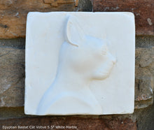 Load image into Gallery viewer, History Egyptian Bastat Cat Votive Sculptural wall relief bust Neo-Mfg 5.5" home decor k23
