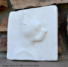 Load image into Gallery viewer, History Egyptian Bastat Cat Votive Sculptural wall relief bust Neo-Mfg 5.5" home decor k23