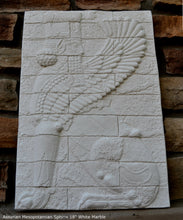Load image into Gallery viewer, Assyrian Mesopotamian Winged sphinx palace of Darius the Great at Susa wall plaque art Sculpture 19" www.Neo-Mfg.com Museum reproduction