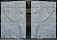 Load image into Gallery viewer, Assyrian Mesopotamian Winged sphinx palace of Darius the Great at Susa wall plaque art Sculpture 19" www.Neo-Mfg.com Museum reproduction