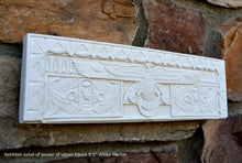 Load image into Gallery viewer, Egyptian Nekhbet symbol of power of upper Egypt Frieze fragment Sculpture reproduction art 9.5" www.Neo-Mfg.com home decor