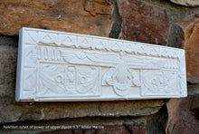Load image into Gallery viewer, Egyptian Nekhbet symbol of power of upper Egypt Frieze fragment Sculpture reproduction art 9.5" www.Neo-Mfg.com home decor