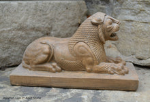 Load image into Gallery viewer, Assyrian Lion De Susa Suse Sculpture statue 7" www.Neo-Mfg.com Museum reproduction