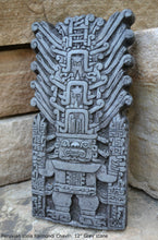 Load image into Gallery viewer, Incan Peruvian stela Raimondi Chavín Sculptural wall relief plaque 10" www.Neo-Mfg.com home decor j9