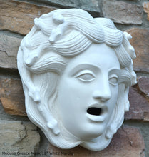 Load image into Gallery viewer, Medusa Mask Greece museum sculpture Artifact bust plaque www.Neo-Mfg.com 12"