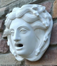 Load image into Gallery viewer, Medusa Mask Greece museum sculpture Artifact bust plaque www.Neo-Mfg.com 12"