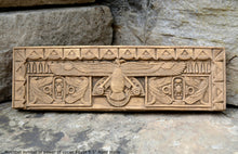 Load image into Gallery viewer, Egyptian Nekhbet symbol of power of upper Egypt Frieze fragment Sculpture reproduction art 9.5" www.Neo-Mfg.com home decor
