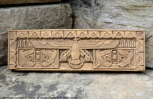 Load image into Gallery viewer, Egyptian Nekhbet symbol of power of upper Egypt Frieze fragment Sculpture reproduction art 9.5" www.Neo-Mfg.com home decor