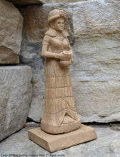 Load image into Gallery viewer, Assyrian Sumerian Goddess Inanna Ishtar Mari Lady Of Wel Spring Sculpture Statue 7" Tall www.Neo-Mfg.com Goddess with Vase La déesse au vase