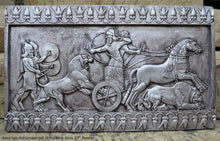 Load image into Gallery viewer, Assyrian Ashurnasirpal II hunting lions Carving sculpture wall plaque 27" www.Neo-Mfg.com