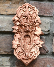 Load image into Gallery viewer, Nature Greenman Celtic Green man wall relief www.Neo-Mfg.com 10" j17