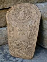 Load image into Gallery viewer, History Egyptian Maat Isis Stela Plaque Coffin Artifact Sculpture 11" www.Neo-Mfg.com home decor g19 j32