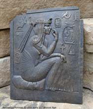 Load image into Gallery viewer, Egyptian Ramesses Ramses II child stele wall plaque Sculpture museum reproduction art 11" www.Neo-Mfg.com home decor