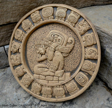 Load image into Gallery viewer, History MAYAN AZTEC Haab Zodiac CALENDAR Sculptural wall relief plaque 13.5" Museum Quality www.Neo-Mfg.com