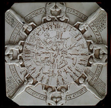 Load image into Gallery viewer, Egyptian Dendera Zodiac CALENDAR Sculptural wall relief plaque 8.5" Museum Quality www.Neo-Mfg.com g22