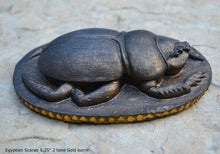 Load image into Gallery viewer, History Egyptian Scarab Sculpture Statue 5.25" www.Neo-Mfg.com