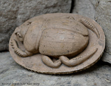Load image into Gallery viewer, History Egyptian Scarab Sculpture Statue 5.25" www.Neo-Mfg.com