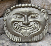Load image into Gallery viewer, Roman Greek Medusa Gorgon face Sculptural wall relief plaque www.Neo-Mfg.com 10" n10