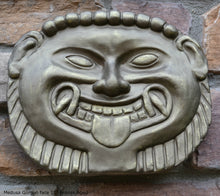 Load image into Gallery viewer, Roman Greek Medusa Gorgon face Sculptural wall relief plaque www.Neo-Mfg.com 10" n10