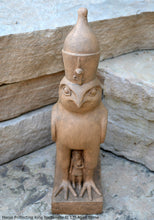 Load image into Gallery viewer, History Egyptian Horus Protecting King Nectanebo II www.Neo-Mfg.com 17" Home decor Rare