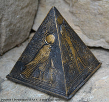 Load image into Gallery viewer, Egyptian Pyramid Pyramidion of Ramose Ra artifact carving sculpture statue 4" www.NEO-MFG.com