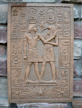Load image into Gallery viewer, History Egyptian Thoth Thot Protecting Seti I Tomb Artifact Sculpture Statue 17" www.Neo-Mfg.com Museum reproduction