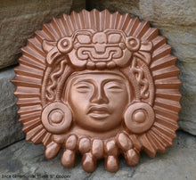 Load image into Gallery viewer, Aztec Inca Zapotec Idol ceremonial mask sculpture wall plaque art www.neo-mfg.com 8" home garden decor n8