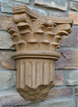 Load image into Gallery viewer, Roman Greek Wall Corinthian Column plaque Fragment relief www.Neo-Mfg.com 16" each