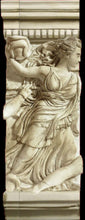 Load image into Gallery viewer, Roman Greek Fate Clotho from Pergamon Frieze Fragment Sculptural wall relief plaque www.Neo-Mfg.com 10" home decor b26