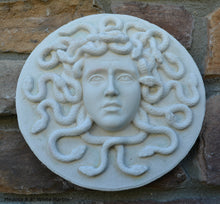 Load image into Gallery viewer, Roman Greek Medusa Sculptural wall relief plaque www.Neo-Mfg.com 8.5" Museum reproduction n11