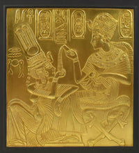 Load image into Gallery viewer, History Egyptian King Tutankhamun Tut Golden Shrine Great Enchantress Right side Sculpture 4.5" www.Neo-Mfg.com Museum Reproduction k4