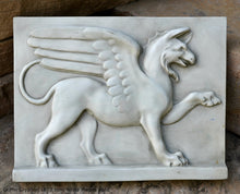 Load image into Gallery viewer, Griffin Gryphon wall plaque sculpture relief 18&quot; www.Neo-Mfg.com art decor
