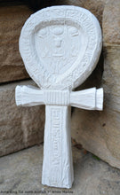 Load image into Gallery viewer, History Egyptian Ankh King Tut tomb Artifact Sculpture Statue 7" Tall www.Neo-Mfg.com wall plaque museum replica