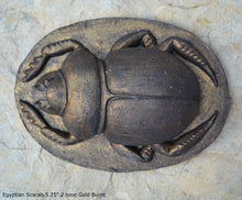 Load image into Gallery viewer, History Egyptian Scarab Sculpture Statue 5.25" www.Neo-Mfg.com