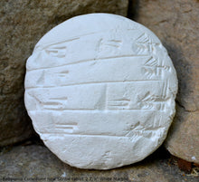 Load image into Gallery viewer, Babylonia Cuneiform new Scribe tablet Sculptural www.Neo-Mfg.com museum reproduction