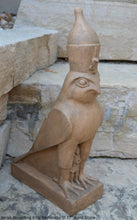 Load image into Gallery viewer, History Egyptian Horus Protecting King Nectanebo II www.Neo-Mfg.com 17" Home decor Rare