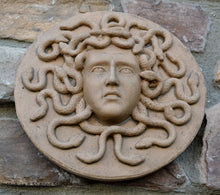 Load image into Gallery viewer, Roman Greek Medusa Sculptural wall relief plaque www.Neo-Mfg.com 8.5" Museum reproduction n11